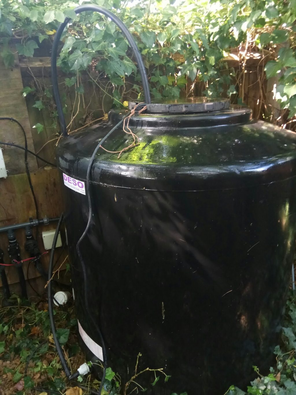 This large 1500 tank was used for a nursery, and was emptied 5 times each day in summer.